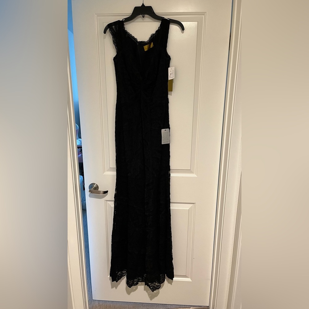 Nicole Miller long dress, black new with tags, size 8
